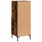 vidaXL Credenza Rovere Fumo 34,5x34x90 cm in Legno Multistrato vidaXL Credenza Rovere Fumo 34,5x34x90 cm in Legno Multistrato