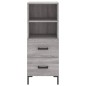 vidaXL Credenza Grigio Sonoma 34,5x34x90 cm in Legno Multistrato vidaXL Credenza Grigio Sonoma 34,5x34x90 cm in Legno Multistrato