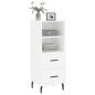 vidaXL Credenza Bianca 34,5x34x90 cm in Legno Multistrato vidaXL Credenza Bianca 34,5x34x90 cm in Legno Multistrato