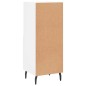 vidaXL Credenza Bianca 34,5x34x90 cm in Legno Multistrato vidaXL Credenza Bianca 34,5x34x90 cm in Legno Multistrato