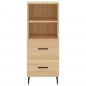 vidaXL Credenza Rovere Sonoma 34,5x34x90 cm in Legno Multistrato