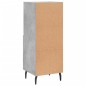 vidaXL Credenza Grigio Cemento 34,5x34x90 cm in Legno Multistrato vidaXL Credenza Grigio Cemento 34,5x34x90 cm in Legno Multistrato