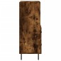 vidaXL Credenza Rovere Fumo 34,5x34x90 cm in Legno Multistrato vidaXL Credenza Rovere Fumo 34,5x34x90 cm in Legno Multistrato