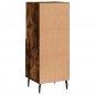 vidaXL Credenza Rovere Fumo 34,5x34x90 cm in Legno Multistrato vidaXL Credenza Rovere Fumo 34,5x34x90 cm in Legno Multistrato