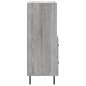 vidaXL Credenza Grigio Sonoma 34,5x34x90 cm in Legno Multistrato vidaXL Credenza Grigio Sonoma 34,5x34x90 cm in Legno Multistrato