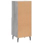 vidaXL Credenza Grigio Sonoma 34,5x34x90 cm in Legno Multistrato vidaXL Credenza Grigio Sonoma 34,5x34x90 cm in Legno Multistrato