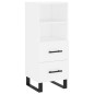 vidaXL Credenza Bianca 34,5x34x90 cm in Legno Multistrato vidaXL Credenza Bianca 34,5x34x90 cm in Legno Multistrato