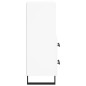 vidaXL Credenza Bianca 34,5x34x90 cm in Legno Multistrato vidaXL Credenza Bianca 34,5x34x90 cm in Legno Multistrato