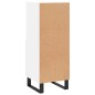 vidaXL Credenza Bianca 34,5x34x90 cm in Legno Multistrato vidaXL Credenza Bianca 34,5x34x90 cm in Legno Multistrato