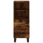 vidaXL Credenza Rovere Fumo 34,5x34x90 cm in Legno Multistrato vidaXL Credenza Rovere Fumo 34,5x34x90 cm in Legno Multistrato