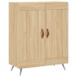 vidaXL Credenza Rovere Sonoma 69,5x34x90 cm in Legno Multistrato vidaXL Credenza Rovere Sonoma 69,5x34x90 cm in Legno Multistrato