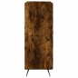 vidaXL Credenza Rovere Fumo 69,5x34x90 cm in Legno Multistrato vidaXL Credenza Rovere Fumo 69,5x34x90 cm in Legno Multistrato
