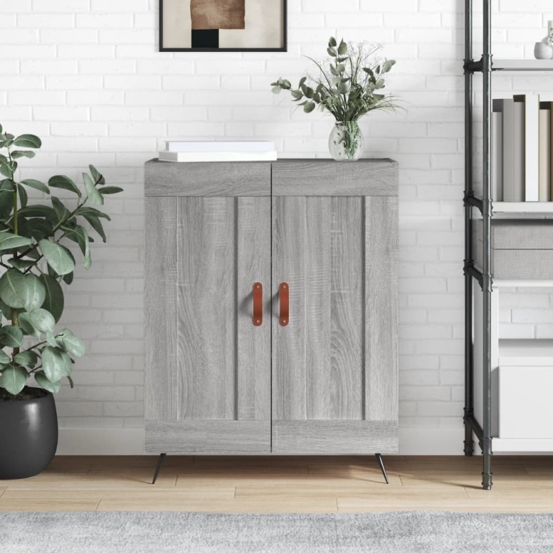 vidaXL Credenza Grigio Sonoma 69,5x34x90 cm in Legno Multistrato vidaXL Credenza Grigio Sonoma 69,5x34x90 cm in Legno Multistrato