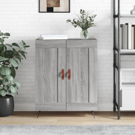 vidaXL Credenza Grigio Sonoma 69,5x34x90 cm in Legno Multistrato