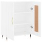 vidaXL Credenza Bianca 69,5x34x90 cm in Legno Multistrato vidaXL Credenza Bianca 69,5x34x90 cm in Legno Multistrato
