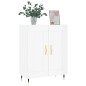 vidaXL Credenza 69,5x34x90 cm in Legno Multistrato Bianco Lucido vidaXL Credenza 69,5x34x90 cm in Legno Multistrato Bianco Lucido