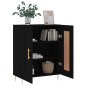 vidaXL Credenza Nera 69,5x34x90 cm in Legno Multistrato vidaXL Credenza Nera 69,5x34x90 cm in Legno Multistrato