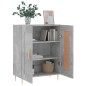 vidaXL Credenza Grigio Cemento 69,5x34x90 cm in Legno Multistrato vidaXL Credenza Grigio Cemento 69,5x34x90 cm in Legno Multistrato