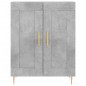 vidaXL Credenza Grigio Cemento 69,5x34x90 cm in Legno Multistrato vidaXL Credenza Grigio Cemento 69,5x34x90 cm in Legno Multistrato