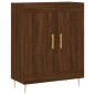vidaXL Credenza Rovere Marrone 69,5x34x90 cm in Legno Multistrato vidaXL Credenza Rovere Marrone 69,5x34x90 cm in Legno Multistrato
