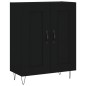 vidaXL Credenza Nera 69,5x34x90 cm in Legno Multistrato vidaXL Credenza Nera 69,5x34x90 cm in Legno Multistrato