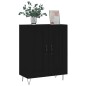 vidaXL Credenza Nera 69,5x34x90 cm in Legno Multistrato vidaXL Credenza Nera 69,5x34x90 cm in Legno Multistrato
