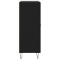 vidaXL Credenza Nera 69,5x34x90 cm in Legno Multistrato vidaXL Credenza Nera 69,5x34x90 cm in Legno Multistrato