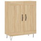 vidaXL Credenza Rovere Sonoma 69,5x34x90 cm in Legno Multistrato vidaXL Credenza Rovere Sonoma 69,5x34x90 cm in Legno Multistrato