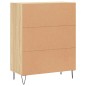 vidaXL Credenza Rovere Sonoma 69,5x34x90 cm in Legno Multistrato vidaXL Credenza Rovere Sonoma 69,5x34x90 cm in Legno Multistrato