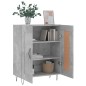 vidaXL Credenza Grigio Cemento 69,5x34x90 cm in Legno Multistrato vidaXL Credenza Grigio Cemento 69,5x34x90 cm in Legno Multistrato