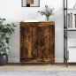 vidaXL Credenza Rovere Fumo 69,5x34x90 cm in Legno Multistrato vidaXL Credenza Rovere Fumo 69,5x34x90 cm in Legno Multistrato