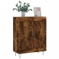 vidaXL Credenza Rovere Fumo 69,5x34x90 cm in Legno Multistrato vidaXL Credenza Rovere Fumo 69,5x34x90 cm in Legno Multistrato