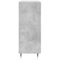 vidaXL Credenza Grigio Cemento 69,5x34x90 cm in Legno Multistrato vidaXL Credenza Grigio Cemento 69,5x34x90 cm in Legno Multistrato