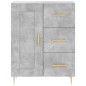 vidaXL Credenza Grigio Cemento 69,5x34x90 cm in Legno Multistrato vidaXL Credenza Grigio Cemento 69,5x34x90 cm in Legno Multistrato