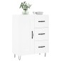 vidaXL Credenza Bianca 69,5x34x90 cm in Legno Multistrato vidaXL Credenza Bianca 69,5x34x90 cm in Legno Multistrato
