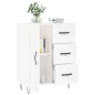 vidaXL Credenza Bianca 69,5x34x90 cm in Legno Multistrato vidaXL Credenza Bianca 69,5x34x90 cm in Legno Multistrato