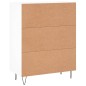vidaXL Credenza Bianca 69,5x34x90 cm in Legno Multistrato vidaXL Credenza Bianca 69,5x34x90 cm in Legno Multistrato