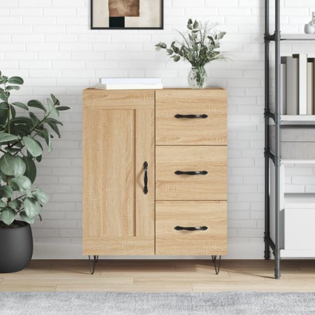 vidaXL Credenza Rovere Sonoma 69,5x34x90 cm in Legno Multistrato