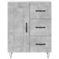 vidaXL Credenza Grigio Cemento 69,5x34x90 cm in Legno Multistrato vidaXL Credenza Grigio Cemento 69,5x34x90 cm in Legno Multistrato