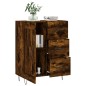 vidaXL Credenza Rovere Fumo 69,5x34x90 cm in Legno Multistrato vidaXL Credenza Rovere Fumo 69,5x34x90 cm in Legno Multistrato