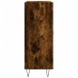 vidaXL Credenza Rovere Fumo 69,5x34x90 cm in Legno Multistrato vidaXL Credenza Rovere Fumo 69,5x34x90 cm in Legno Multistrato