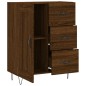 vidaXL Credenza Rovere Marrone 69,5x34x90 cm in Legno Multistrato