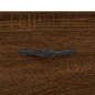 vidaXL Credenza Rovere Marrone 69,5x34x90 cm in Legno Multistrato