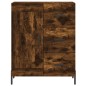 vidaXL Credenza Rovere Fumo 69,5x34x90 cm in Legno Multistrato vidaXL Credenza Rovere Fumo 69,5x34x90 cm in Legno Multistrato
