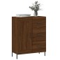vidaXL Credenza Rovere Marrone 69,5x34x90 cm in Legno Multistrato
