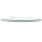Scaffali Angolari 2 pz Supporti Cromati e Vetro 25x25 cm Scaffali Angolari 2 pz Supporti Cromati e Vetro 25x25 cm