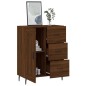 vidaXL Credenza Rovere Marrone 69,5x34x90 cm in Legno Multistrato vidaXL Credenza Rovere Marrone 69,5x34x90 cm in Legno Multistrato