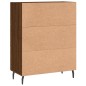 vidaXL Credenza Rovere Marrone 69,5x34x90 cm in Legno Multistrato vidaXL Credenza Rovere Marrone 69,5x34x90 cm in Legno Multistrato