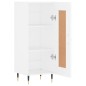 vidaXL Credenza Bianca 34,5x34x90 cm in Legno Multistrato vidaXL Credenza Bianca 34,5x34x90 cm in Legno Multistrato