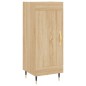 vidaXL Credenza Rovere Sonoma 34,5x34x90 cm in Legno Multistrato vidaXL Credenza Rovere Sonoma 34,5x34x90 cm in Legno Multistrato